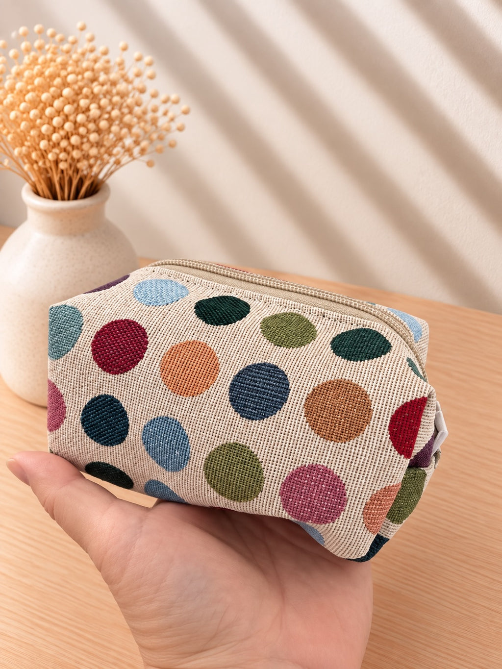 Kosmetiktasche Bunte Kreise