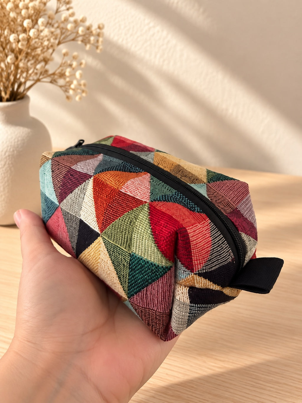 Kosmetiktasche Raute