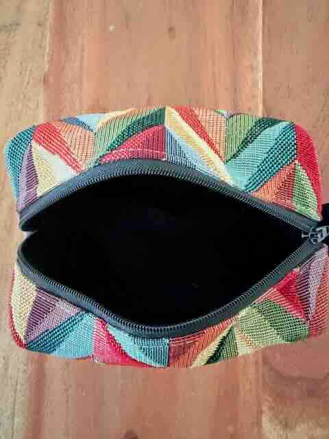 Kosmetiktasche Zickzack