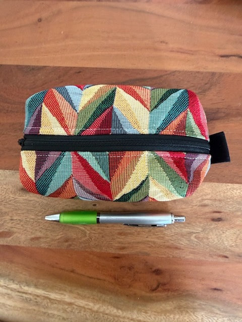 Kosmetiktasche Zickzack