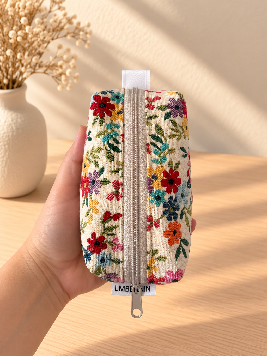 Kosmetiktasche Blümchen