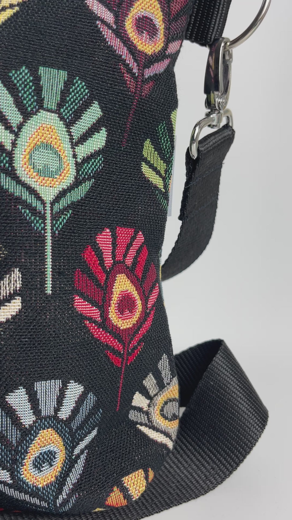 Stofftasche Pfauenfeder
