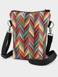 Stofftasche Buntes Zickzack